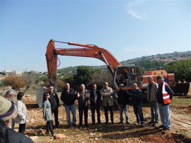 טקס השקת כביש הר כמון