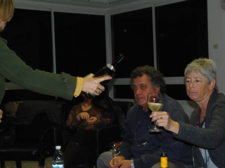 סדנת יין - סיום שנת 2012